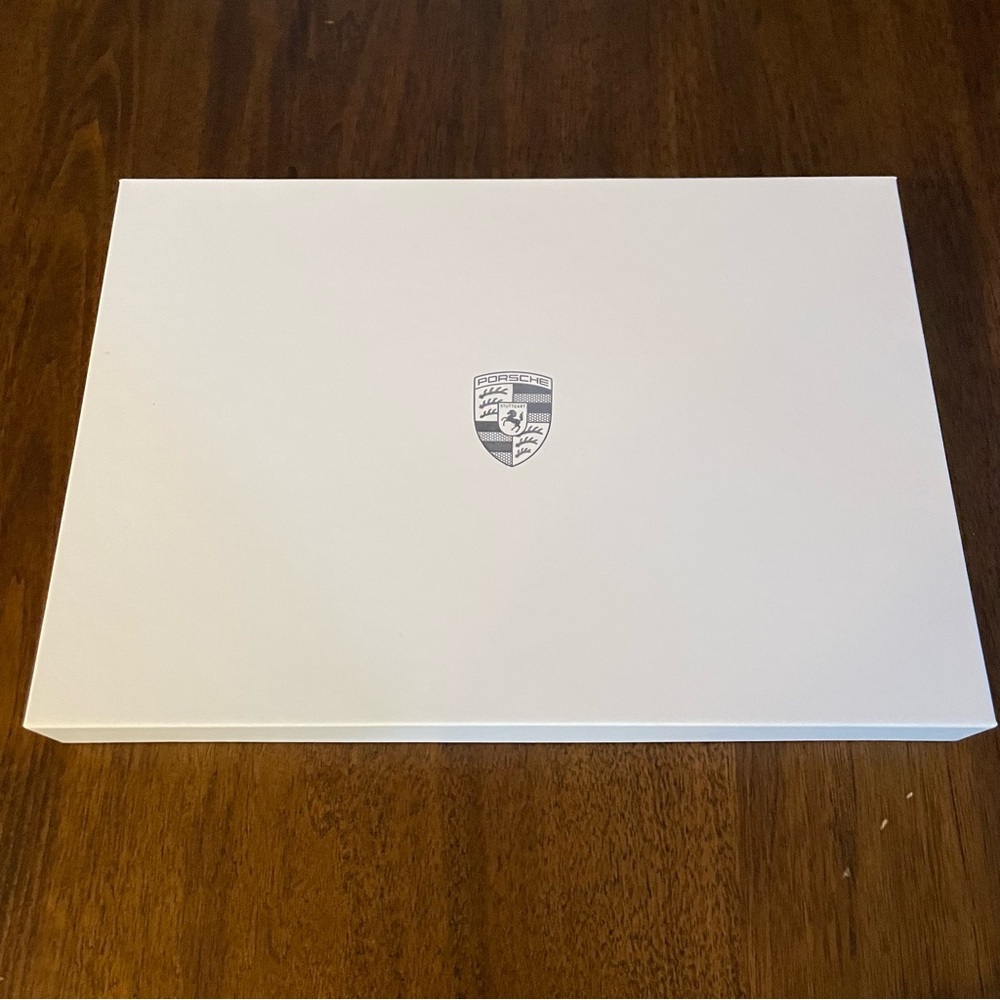Porsche Design White Box with Silver Crest